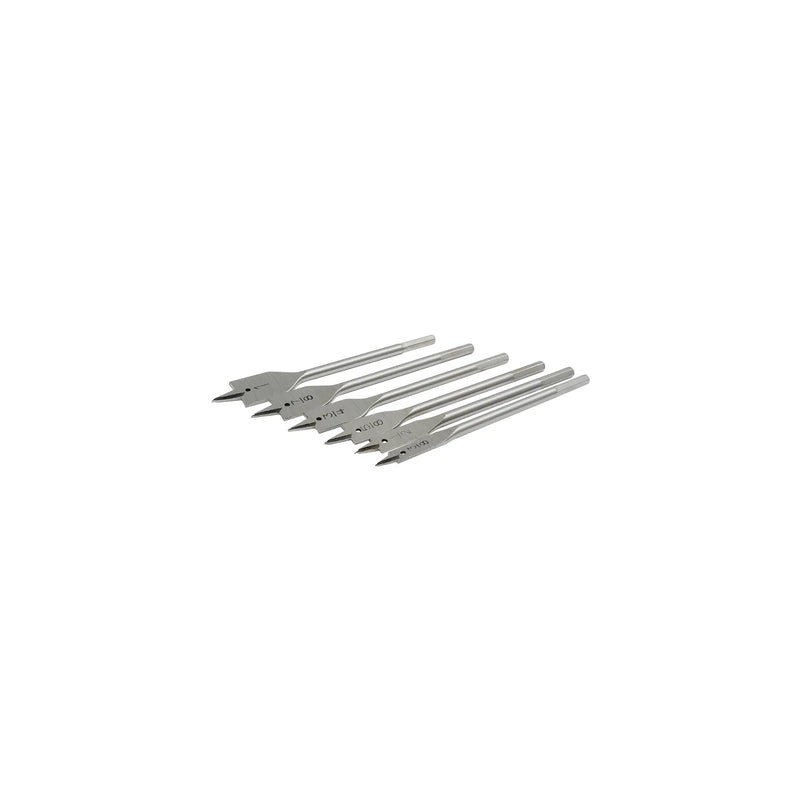 Juego  de 6 brocas para madera tipo manita plana zanco hexagonal Surtek