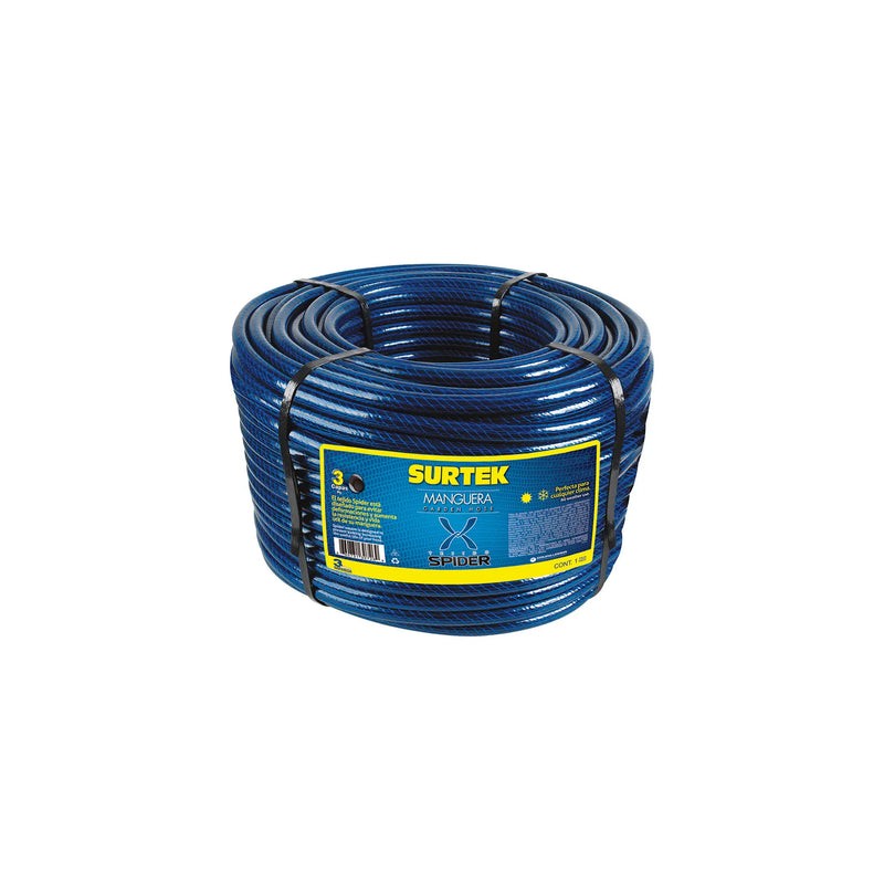Manguera para jardín tejido spider en rollo 1", 100 m Surtek
