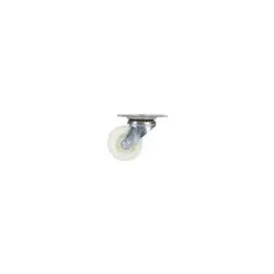 Rodaja de polipropileno blanca giratoria 2" Surtek