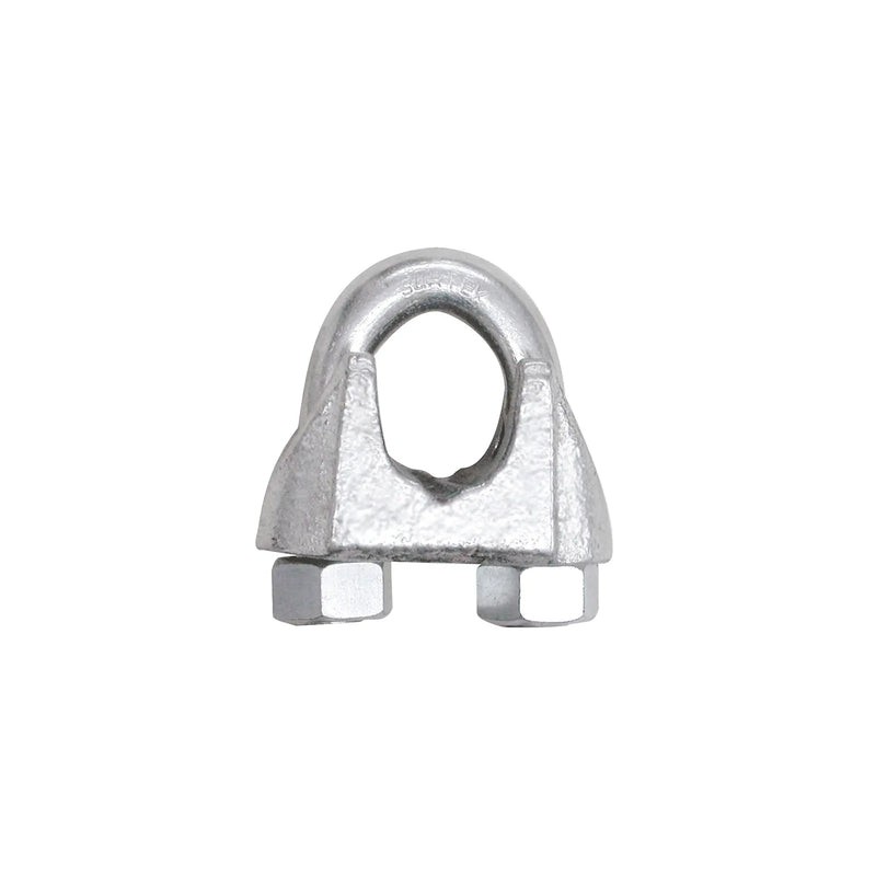 Perro de hierro maleable para cable de acero 1/4" Surtek