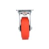 Rodaja de poliuretano rojo giratoria 6" Surtek